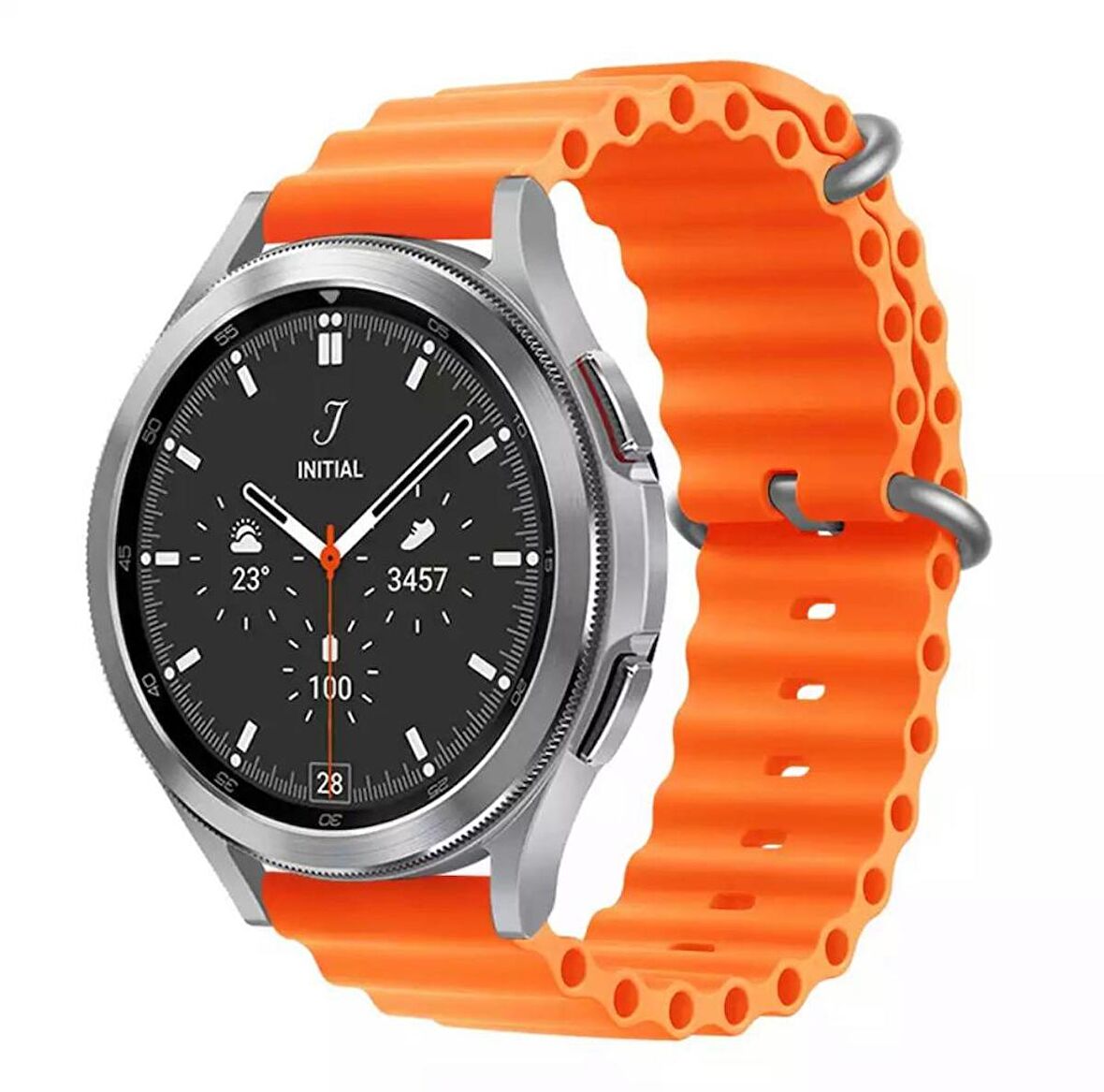 Huawei Watch Gt/gt2/gt2 Pro/gt3/gt3 Pro/haylou Ls05 Uyumlu 46Mm Silikon Kordon Ocean Kayış