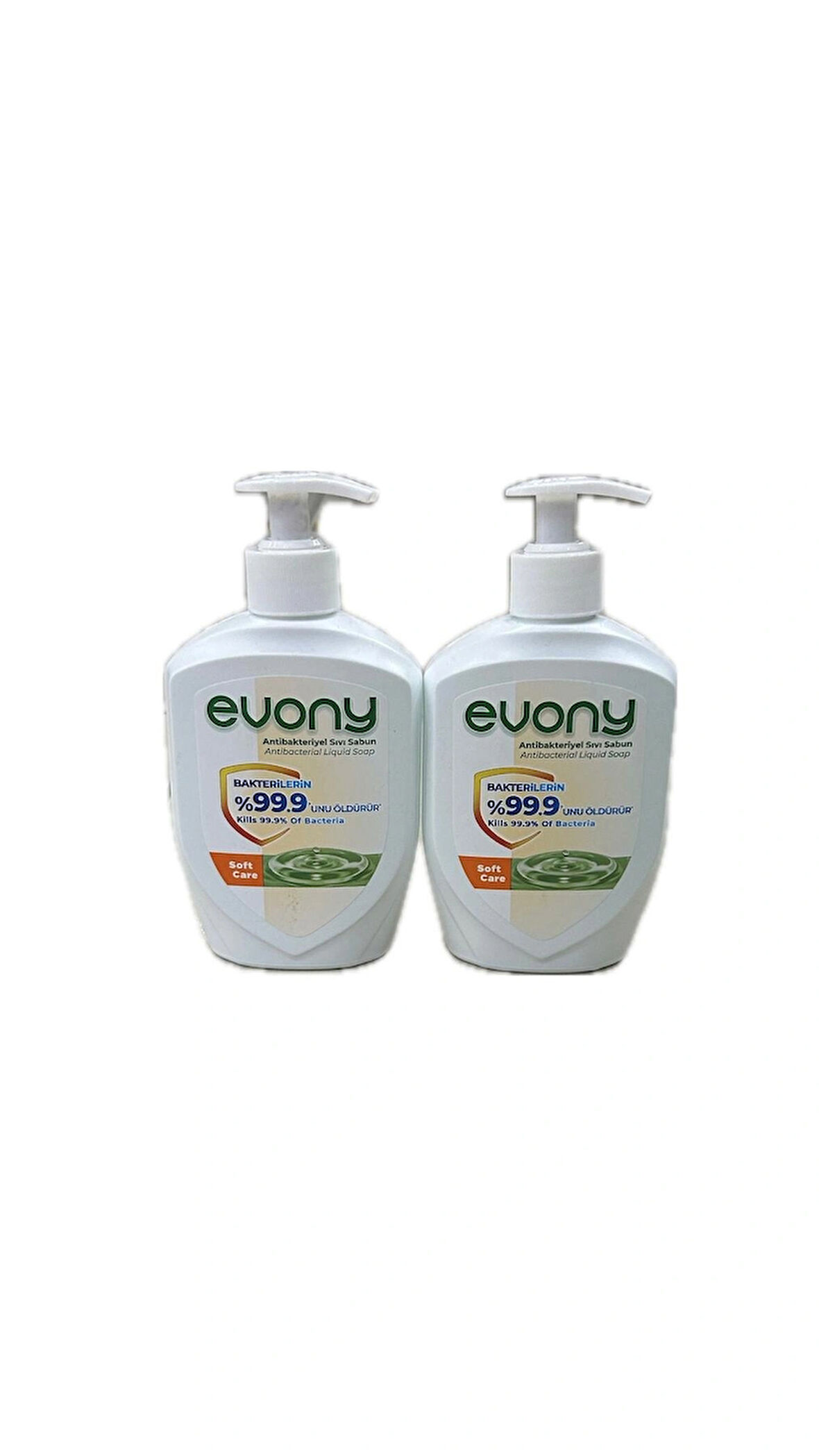 EVONY ANTİBAKTERİYEL POMPALI SIVI EL SABUNU 2*300 ML