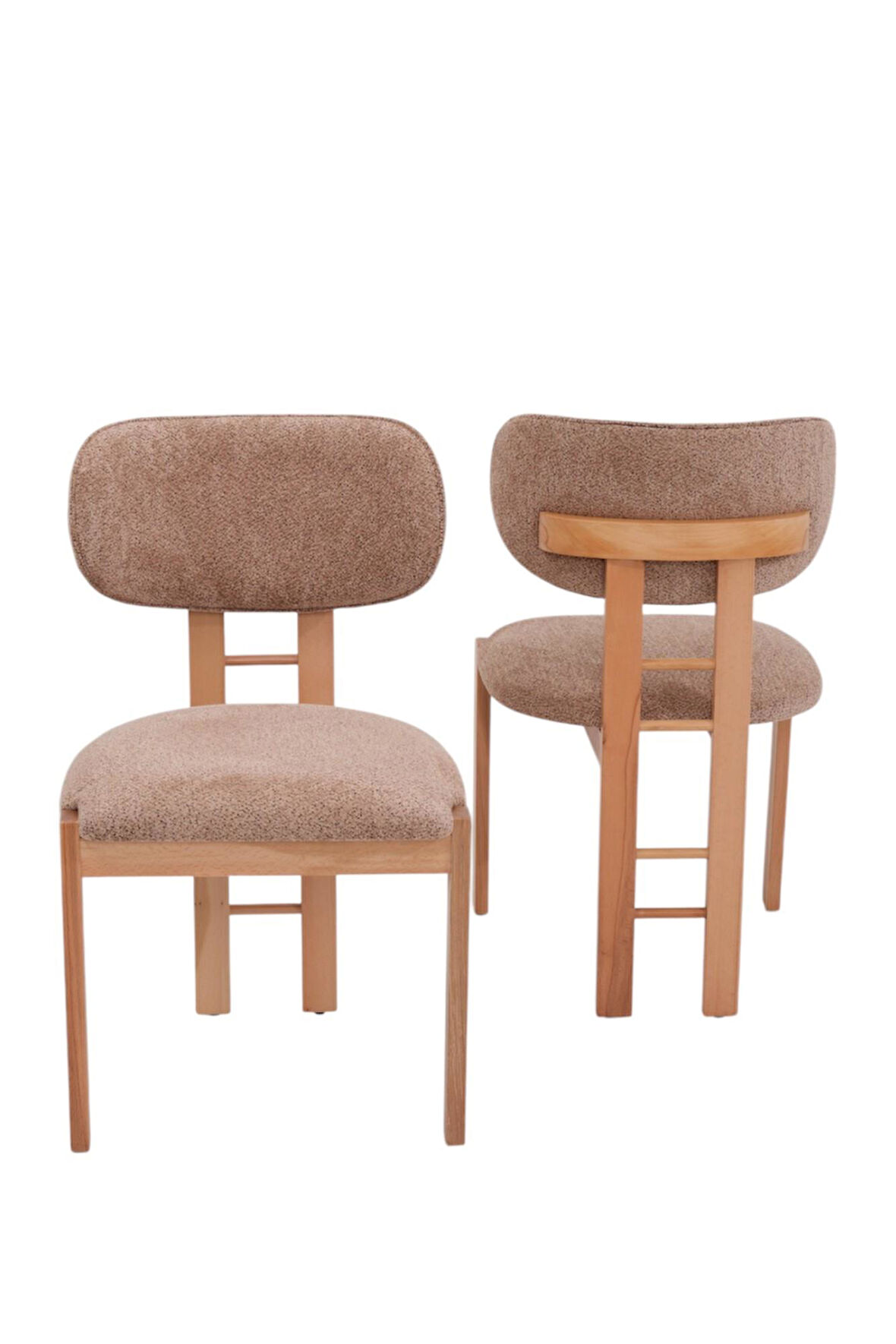 Rodi Ahşap Boyalı Yemek Sandalyesi 2 Li Set