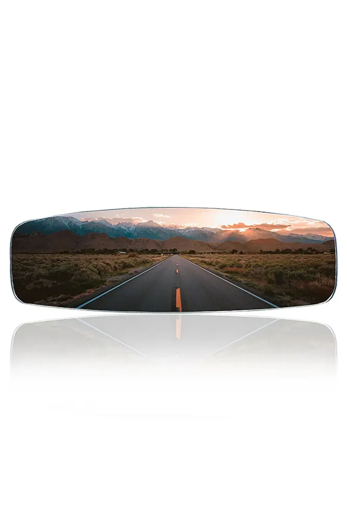 Şahin Geçme-1 Lastikli Universal İç Dikiz Aynası AZ BOMBELİ r1800 245x110 mm