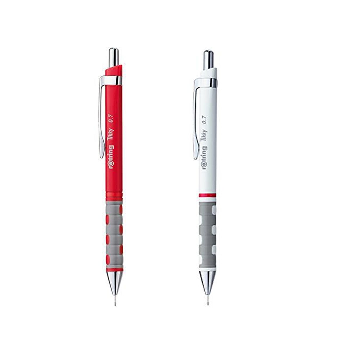 Rotring Tikky Versatil Kalem 0.7 mm Kırmızı - Beyaz
