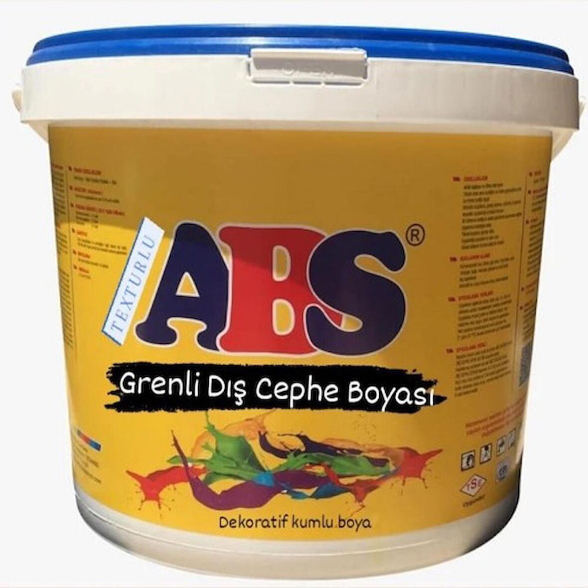 abs grenli(silikonlu) dış cephe boyası 18 lt/25 kg