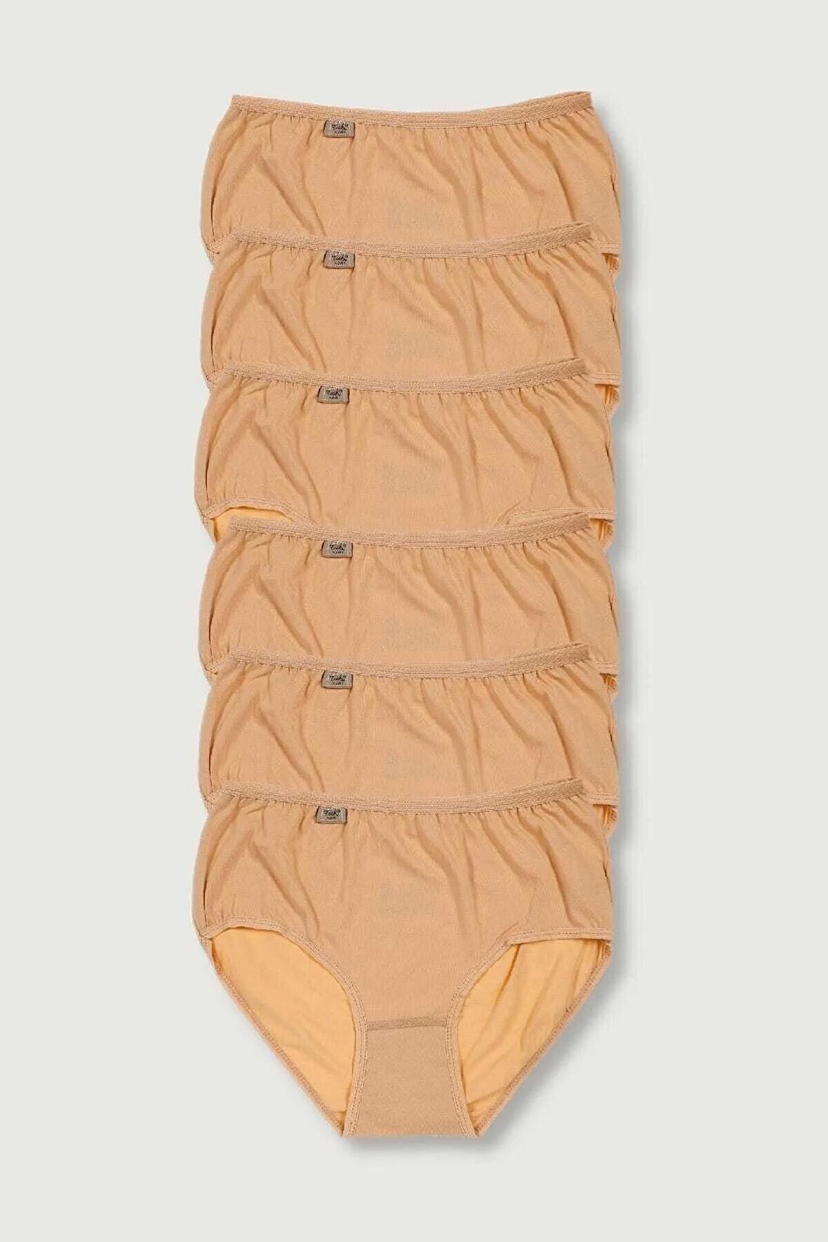 Kadın Ten  Likralı Bato Külot 6'lı