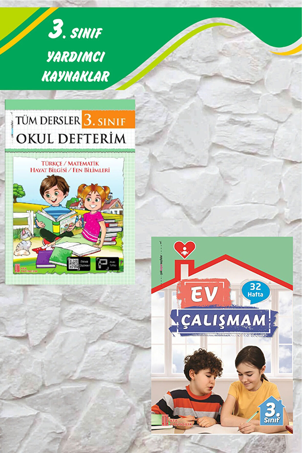 3.Sınıf Tüm Dersler Okul Defterim+Ev Çalışmam