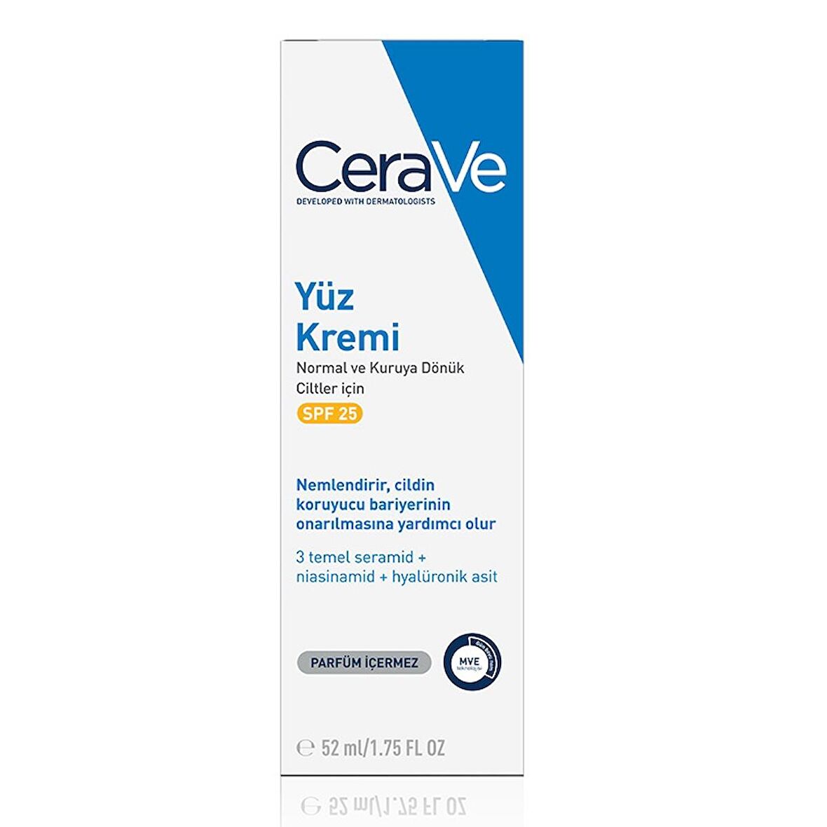 CeraVe Yüz Kremi SPF 25 52 ml Normal ve Kuruya Dönük Cilt Tipleri