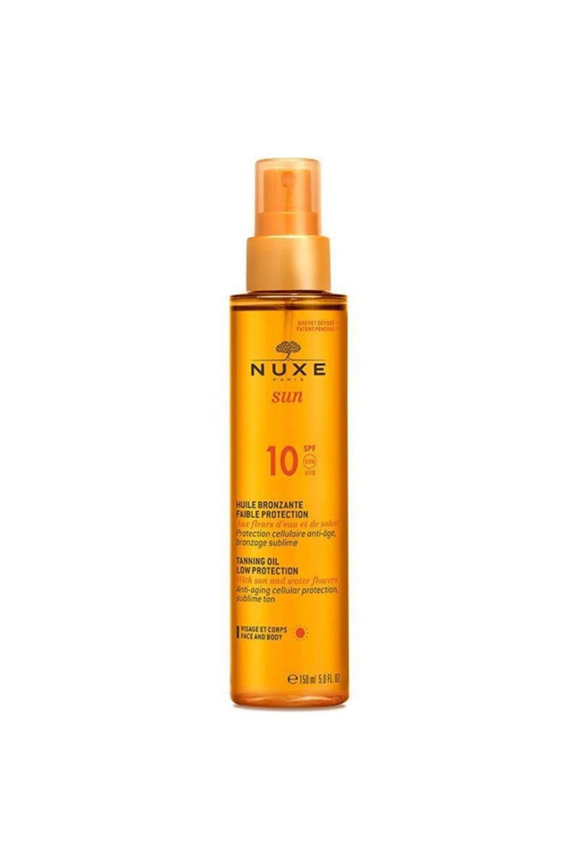 Sun Bronzlaştırıcı Yüz Ve Vücut Yağı Spf10 150ml