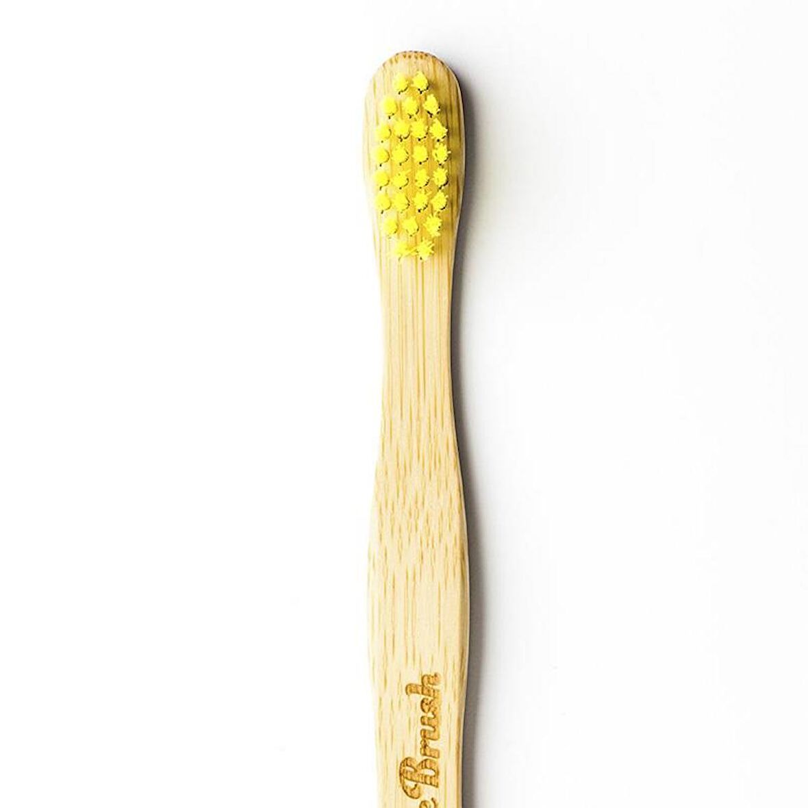 Humble Brush Doğal Yumuşak Çocuklar için Diş Fırçası - Sarı