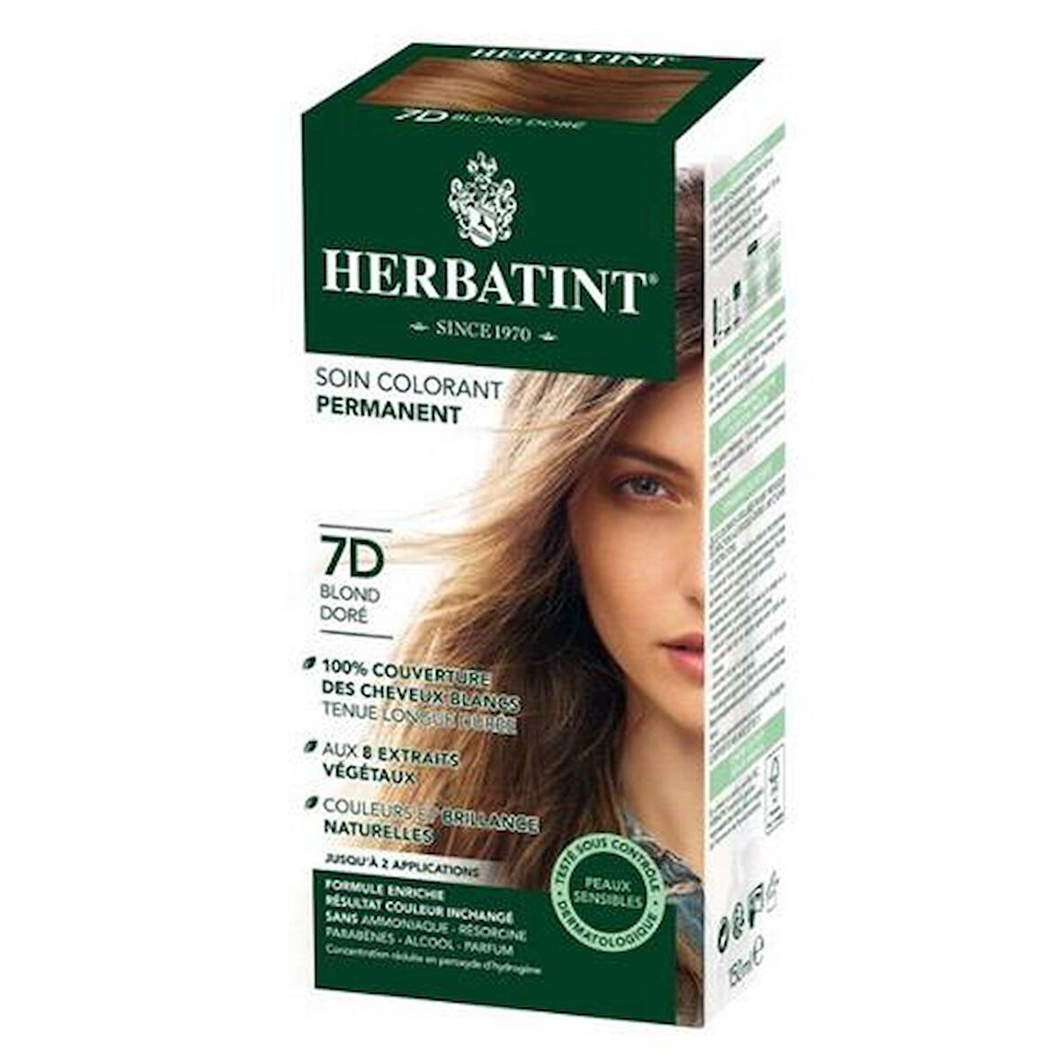 Herbatint Bitkisel Saç Boyası 7D Blond Dore