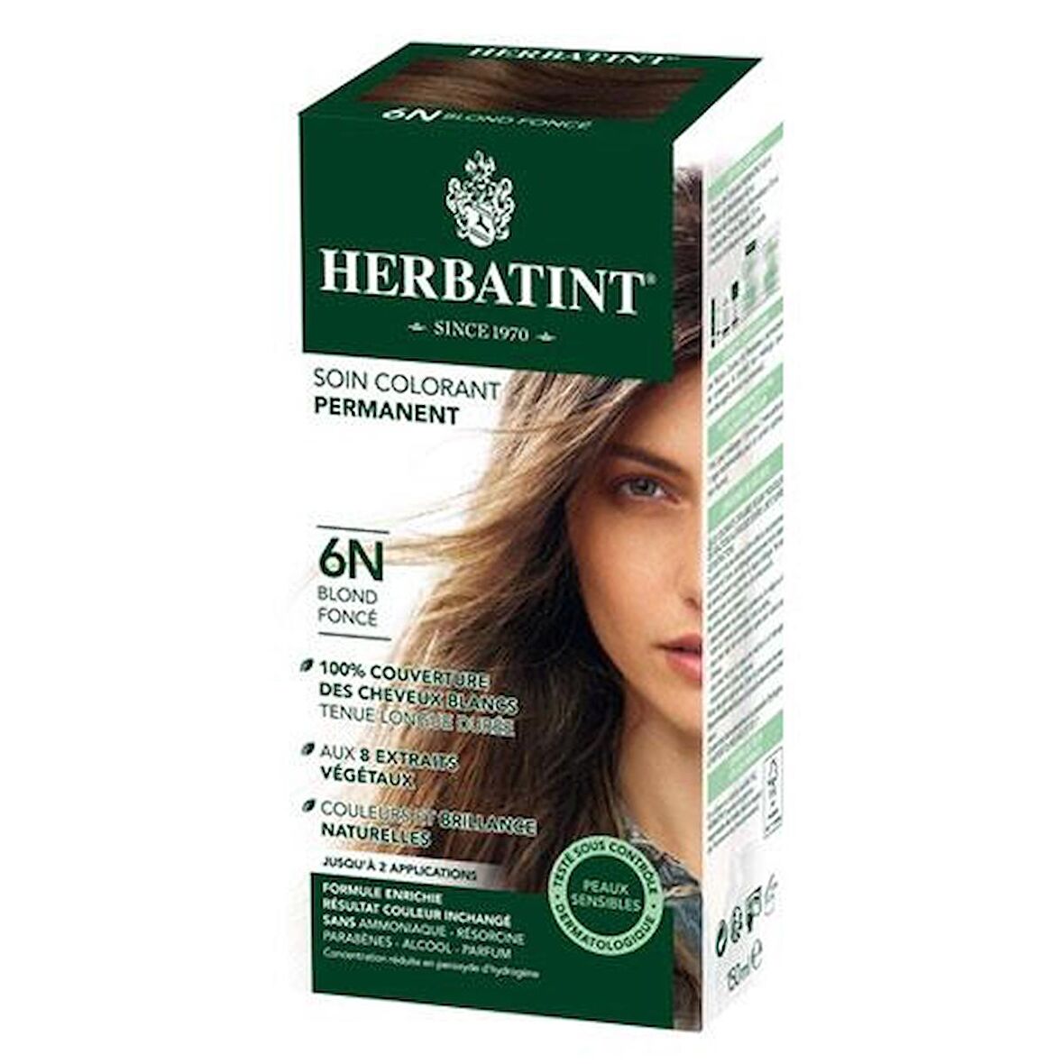 Herbatint Bitkisel Saç Boyası 6N Blond Fonce