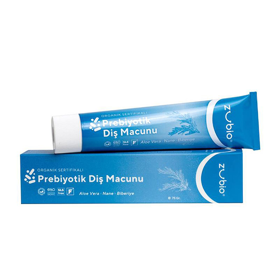 Zubio Organik Vegan Prebiyotik Diş Macunu 75 gr