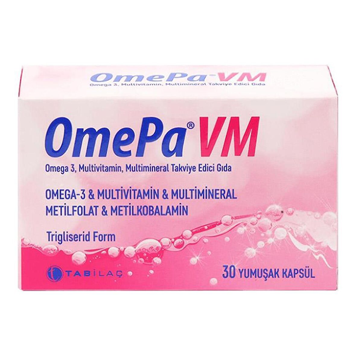 OmePa VM Takviye Edici Gıda 30 Yumuşak Kapsül