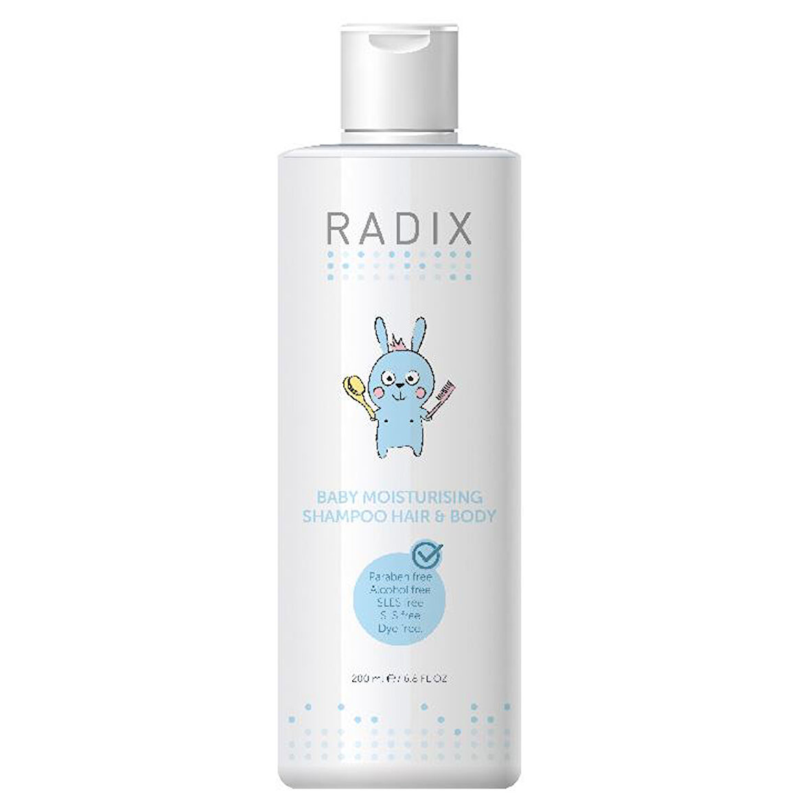 Radix Nemlendiricili Bebek Şampuanı Saç ve Vücut 200 ml