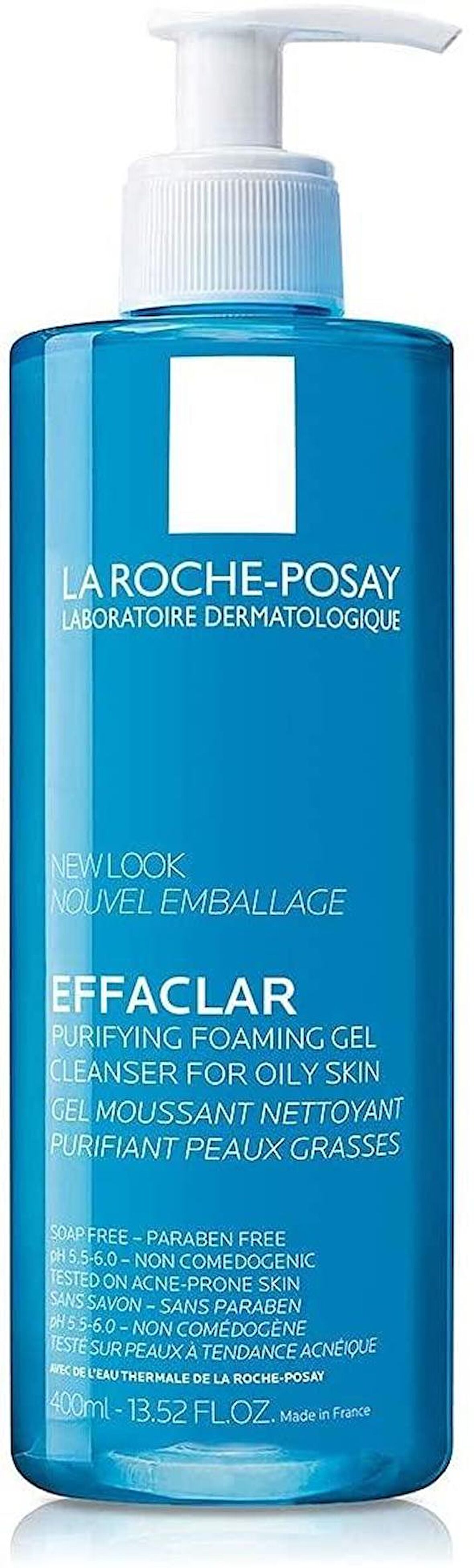 LA ROCHE-POSAY Effaclar Jel Yağlı Ve Akneye Eğilimli Cilt İçin Yüz Temizleyici 400 Ml