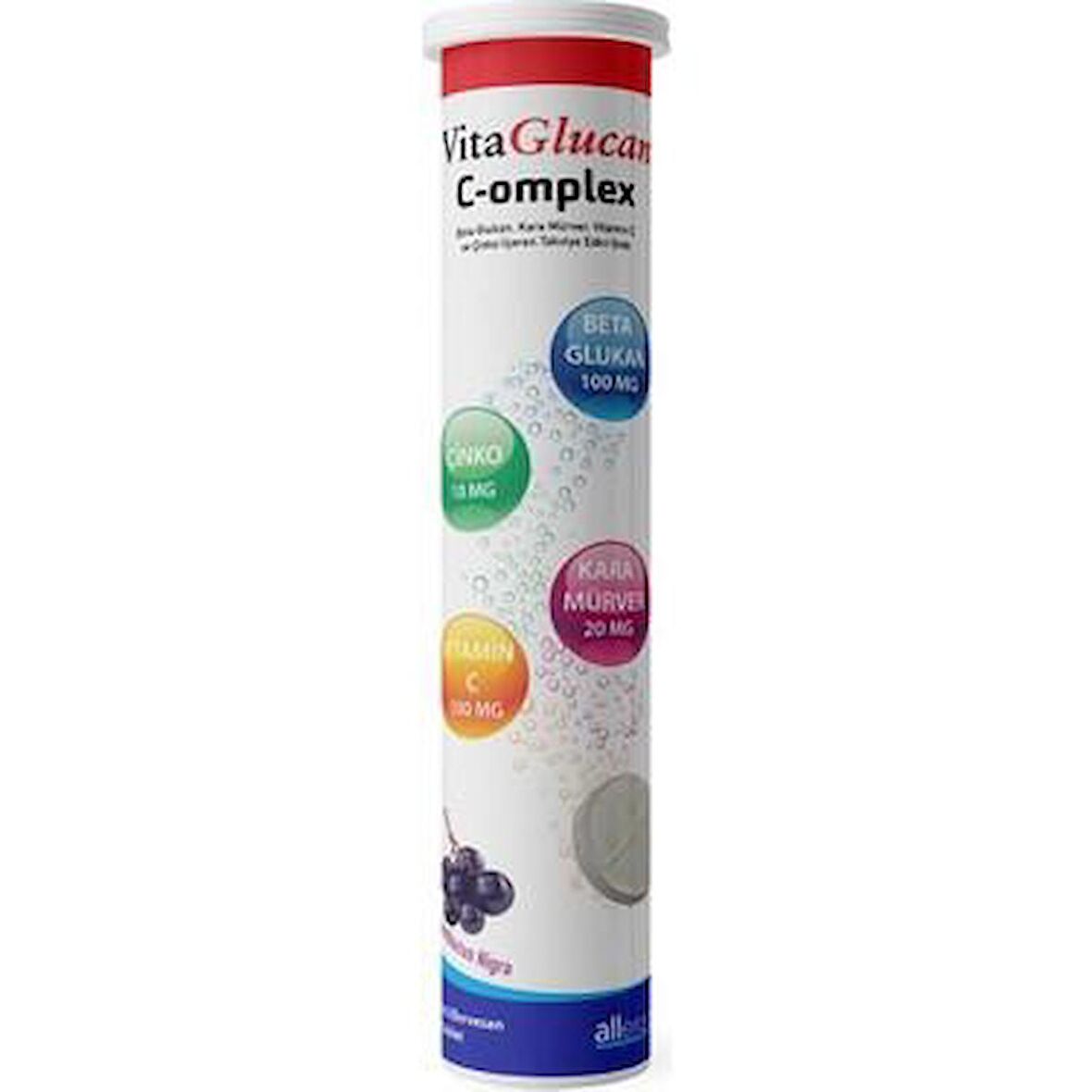 Allergo VitaGlucan C-omplex 20 Efervesan Tablet