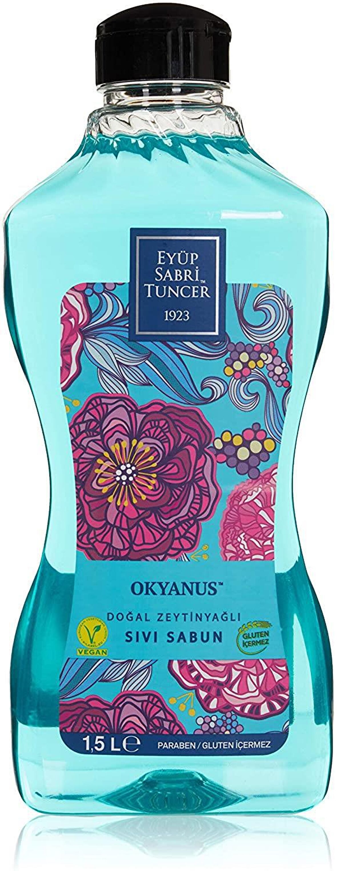 Doğal Zeytinyağlı Sıvı Sabun Okyanus 1,5 L Pet Şişe
