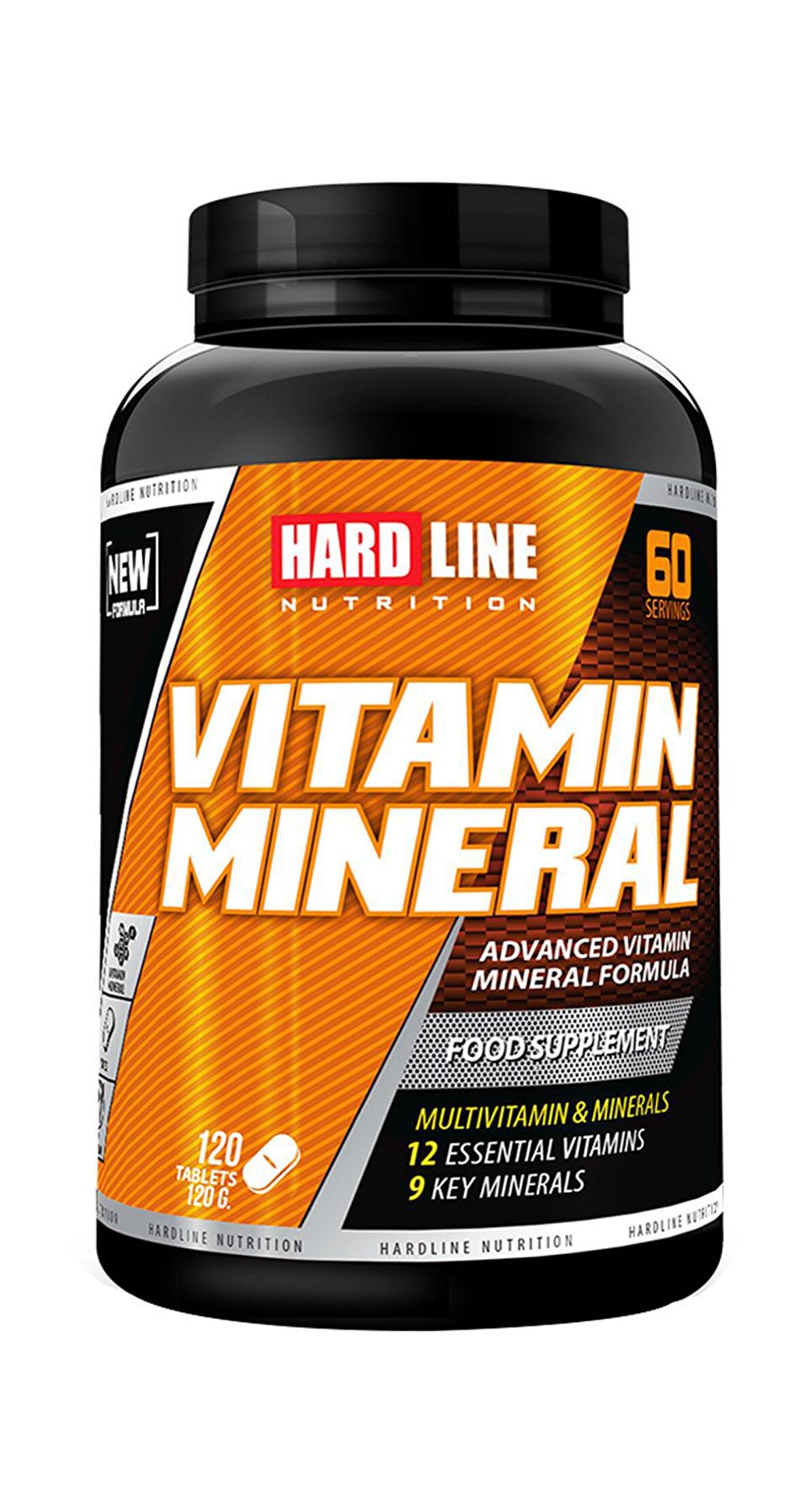 Hardline Nutrition Vitamin Mineral Kompleks 120 Tablet 60 Servis