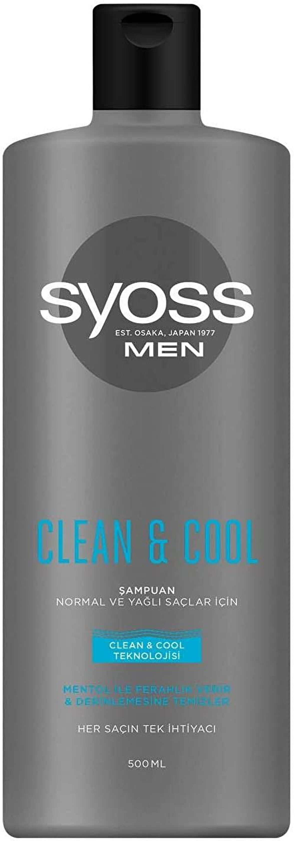 Syoss MEN CLEAN & COOL ŞAMPUAN 500 ML 1 Adet