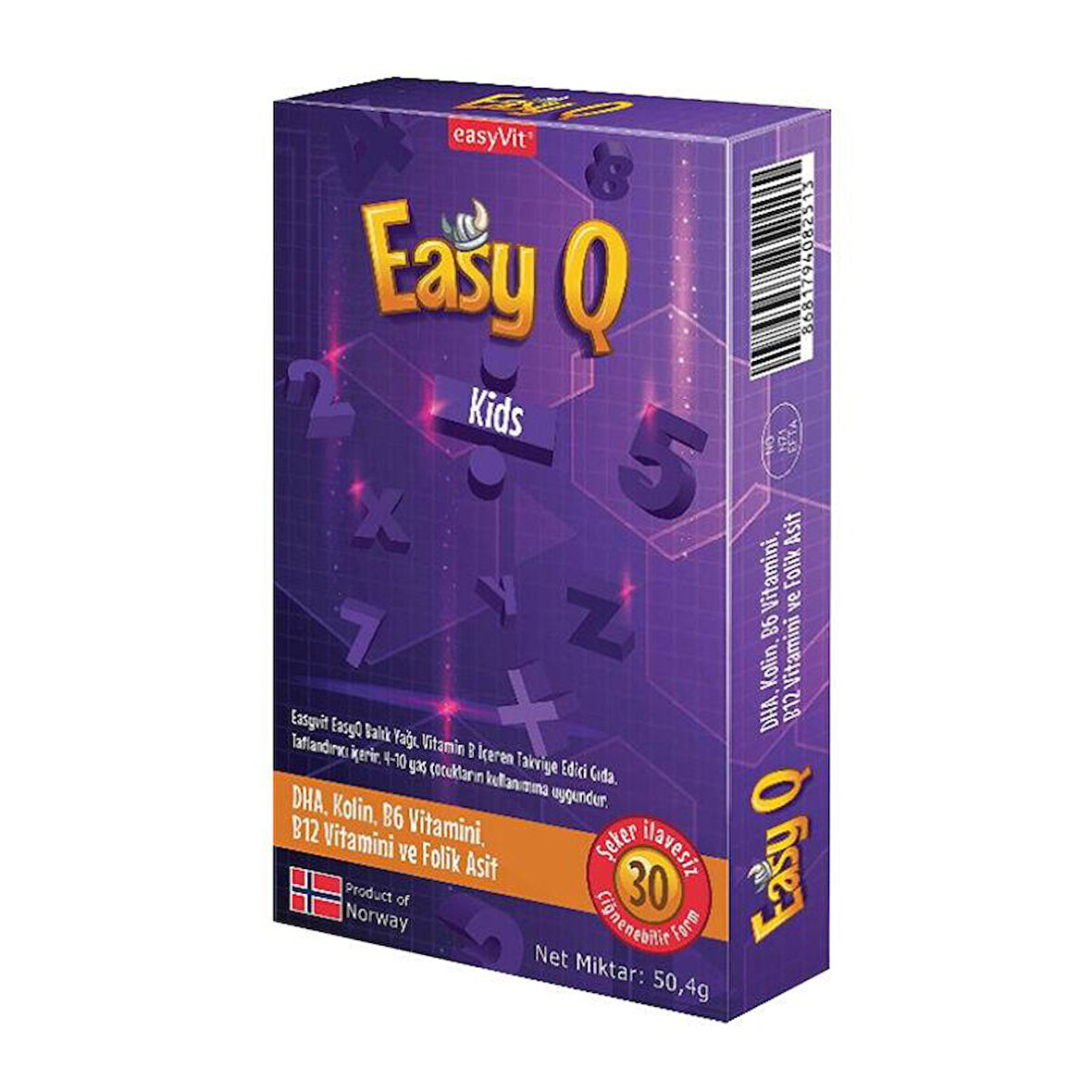 Easy Q Kids Çiğnenebilir 30 Tablet - Diş Beyazlatıcı Köpük Hediye