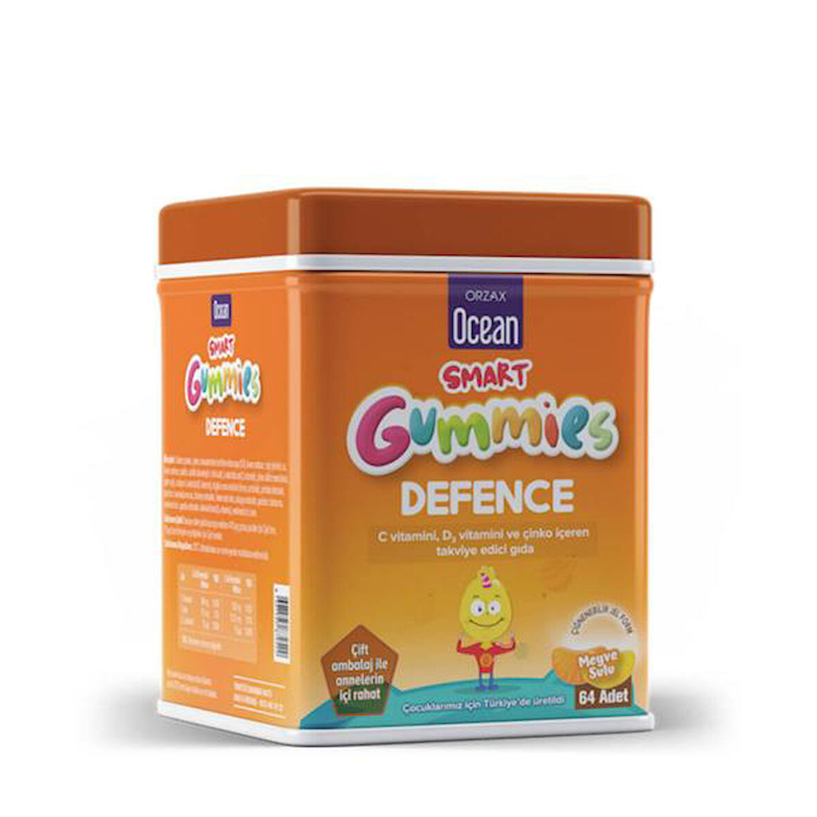 Ocean Smart Gummies Defence 64 Adet Çiğnenebilir Jel - Diş Beyazlatıcı Köpük Hediye