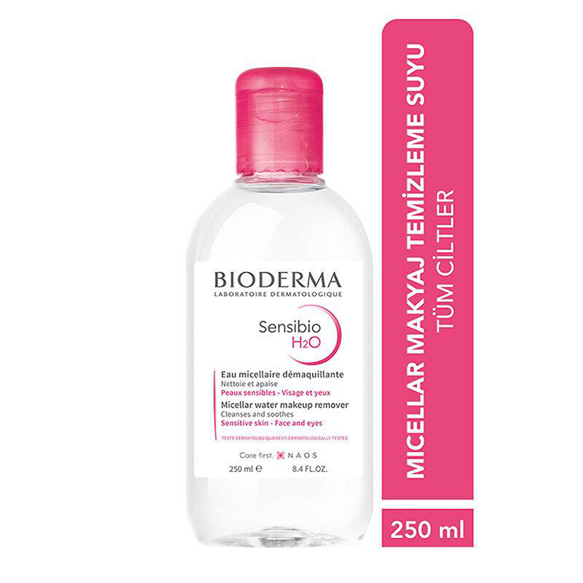 Bioderma Sensibio H2O Yüz ve Makyaj Temizleme Suyu 250 ml - Diş Beyazlatıcı Köpük Hediye