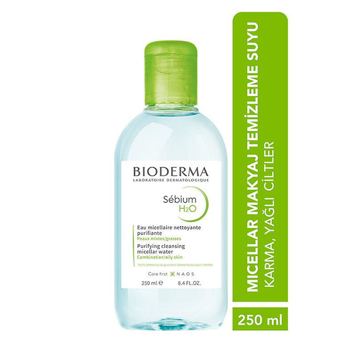 Bioderma Sebium H2O Yüz ve Makyaj Temizleme Suyu 250 ml - Diş Beyazlatıcı Köpük Hediye
