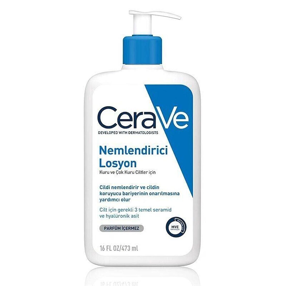 Cerave Moisturizing Losyon 473 ML Nemlendirici Losyon - Diş Beyazlatıcı Köpük Hediye