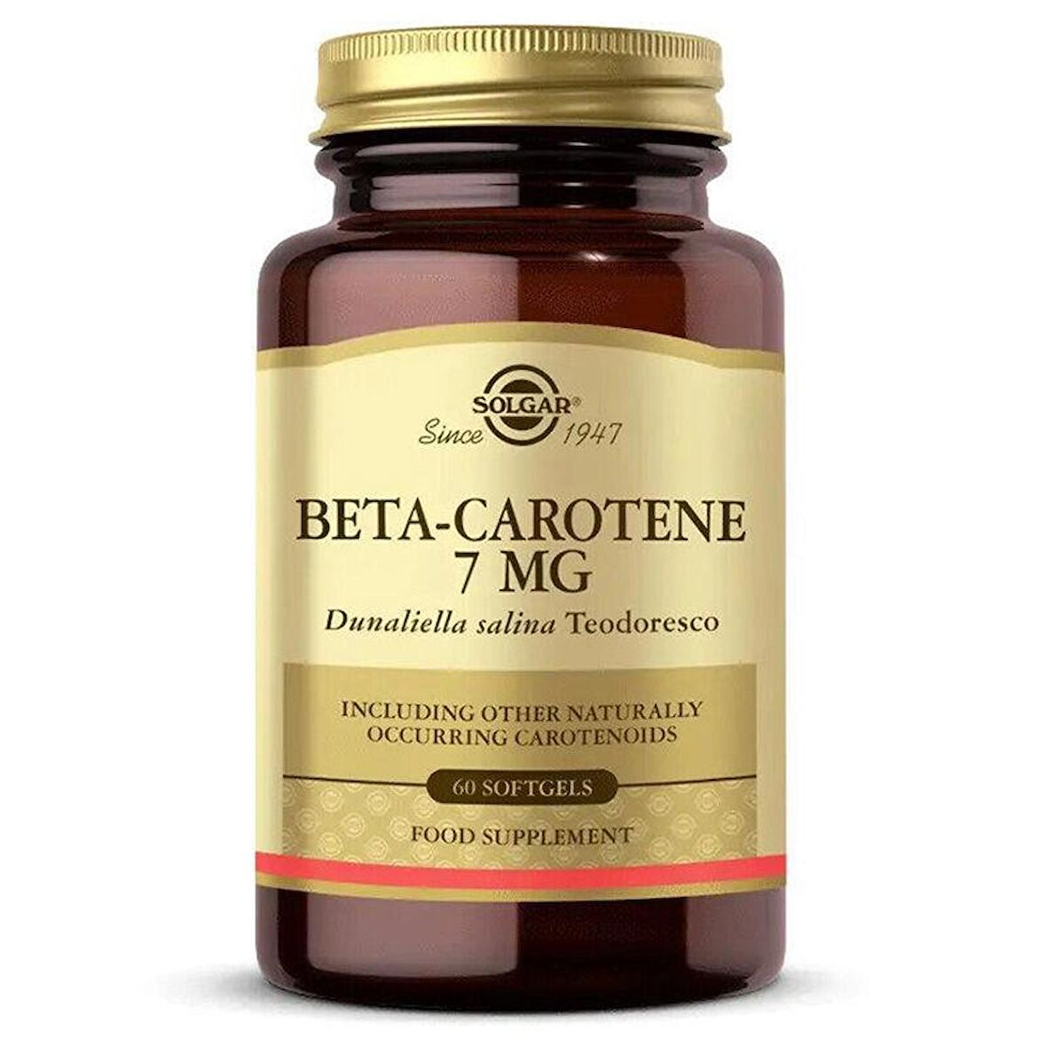 Solgar Beta Carotene 7 mg 60 Kapsül - Diş Beyazlatıcı Köpük Hediye