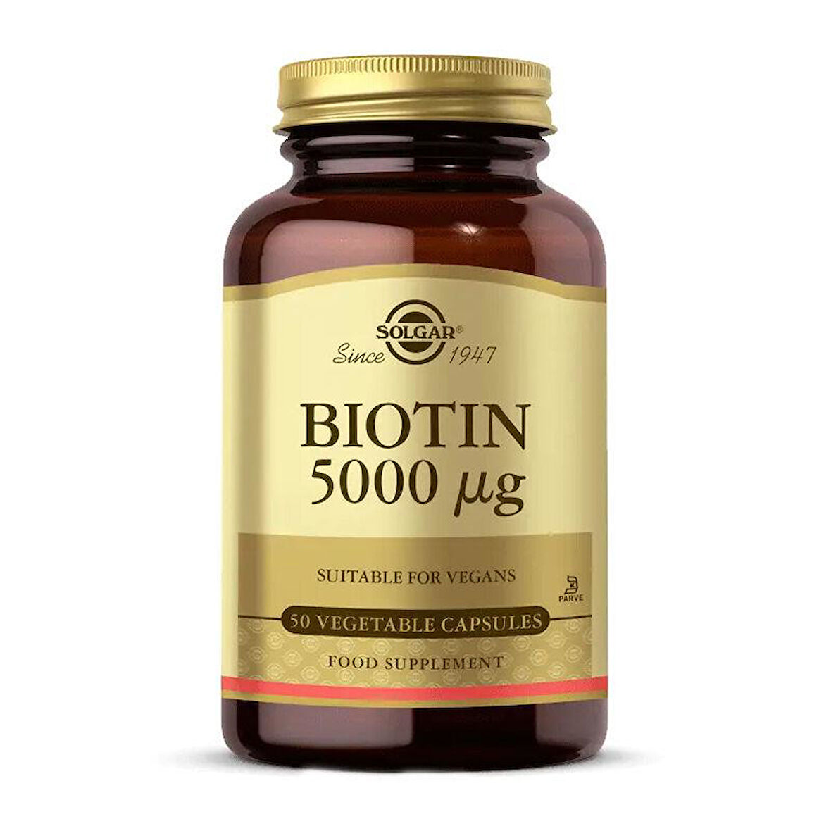 Solgar Biotin 5000 mcg 50 Kapsül - Diş Beyazlatıcı Köpük Hediye
