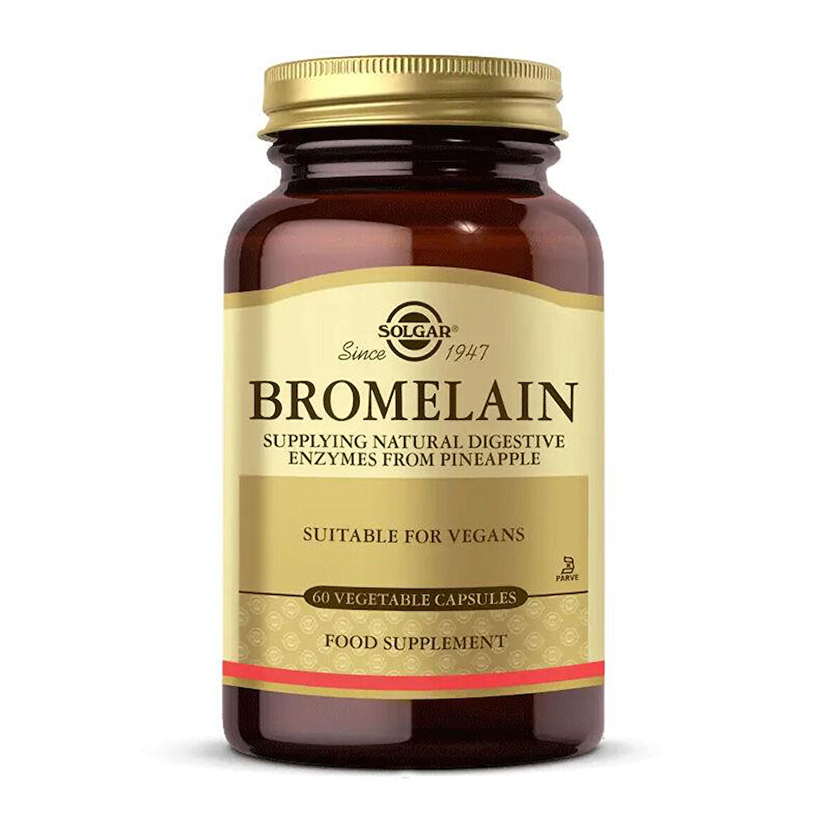 Solgar Bromelain 150 mg 60 Kapsül - Diş Beyazlatıcı Köpük Hediye