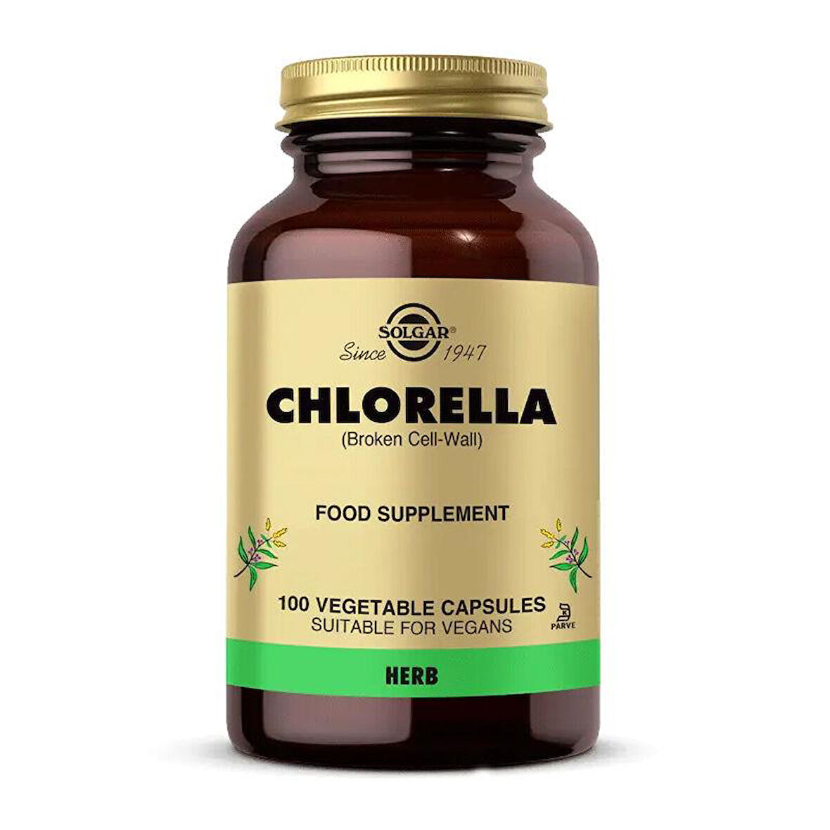 Solgar Chlorella 100 Kapsül - Diş Beyazlatıcı Köpük Hediye
