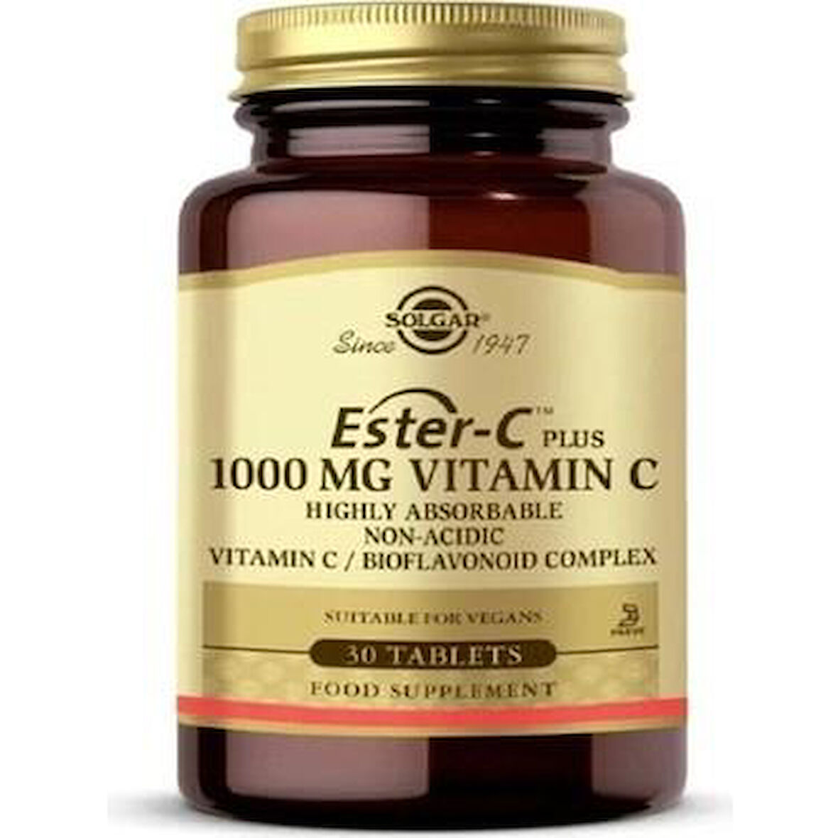 Solgar Ester-C Plus 1000 Mg 30 Tablet - Diş Beyazlatıcı Köpük Hediye