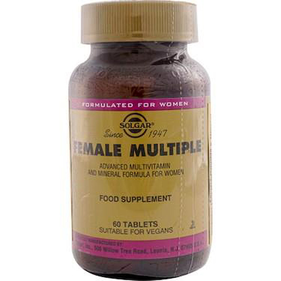 Solgar Female Multiple 60 Tablet -Diş Beyazlatıcı Köpük Hediye