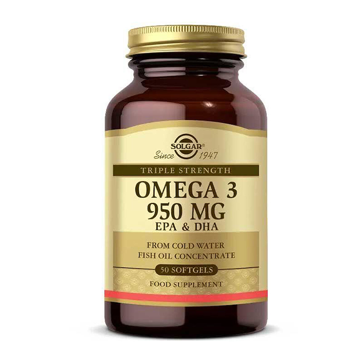 Solgar Omega 3 950 mg 50 Softgel Kapsül - Diş Beyazlatıcı Köpük Hediye