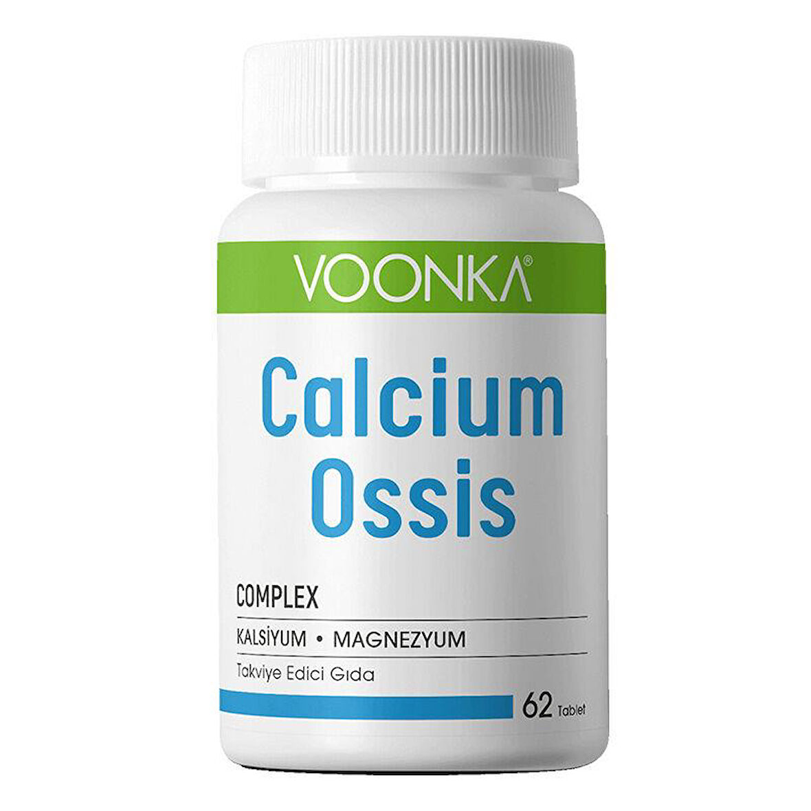 Voonka Calcium Ossis 62 Tablet Kalsiyum Takviyesi - Diş Beyazlatıcı Köpük Hediye
