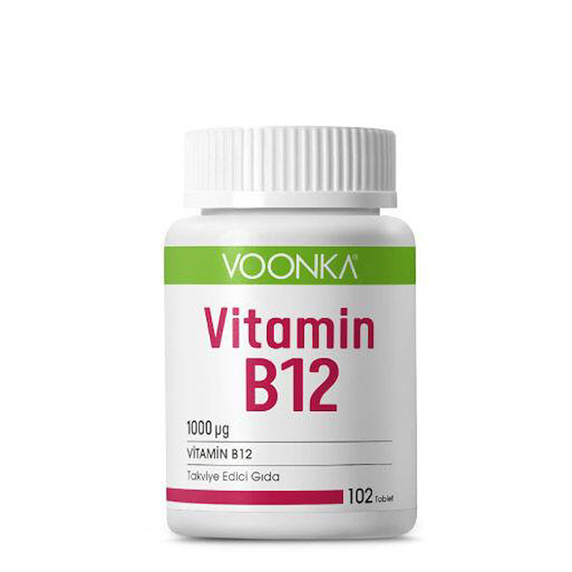 Voonka Vitamin B12 102 Tablet - Diş Beyazlatıcı Köpük Hediye