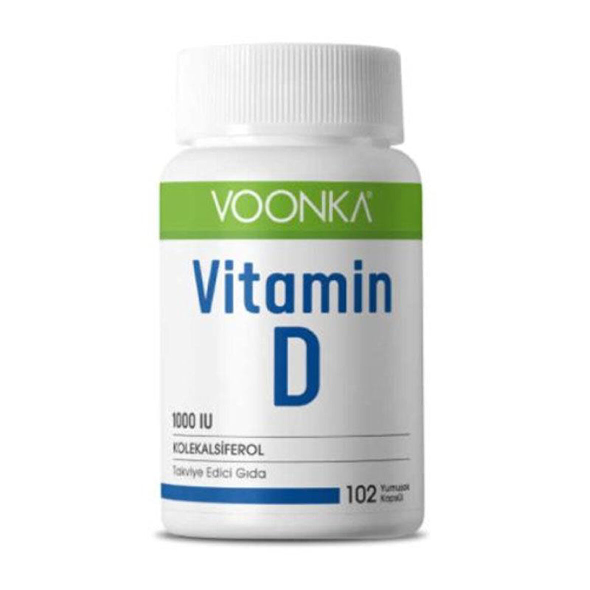 Voonka Vitamin D 102 Kapsül - Diş Beyazlatıcı Köpük Hediye