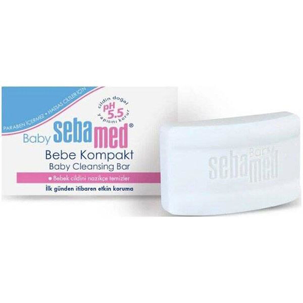 Sebamed Baby Compact Sabun 100 GR Bebek ve Çocuklar İçin Sabun - Diş Beyazlatıcı Köpük Hediye