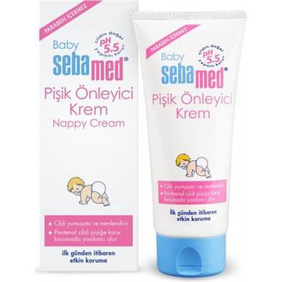 Sebamed Bebek Pişik Kremi 100 ML - Diş Beyazlatıcı Köpük Hediye