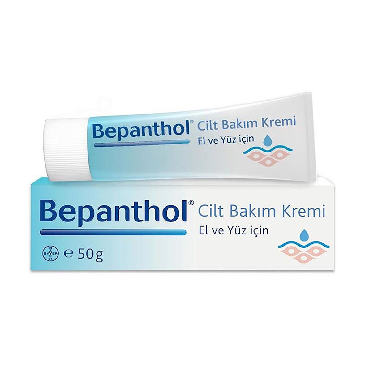 Bepanthol El ve Yüz İçin Nemlendirici Cilt Bakım Kremi 50 gr