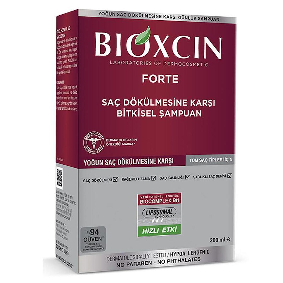 Bioxcin Forte Bitkisel Şampuan 300 ml