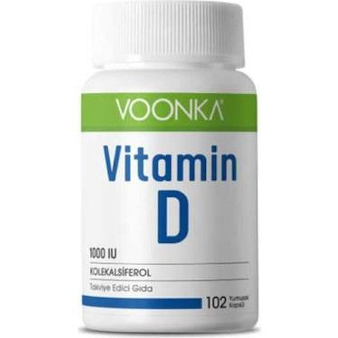 Voonka Vitamin D İçeren Takviye Edici Gıda 102 Kapsül