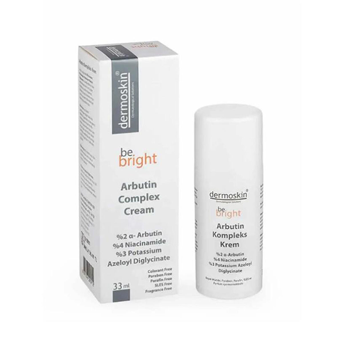 Dermoskin Be Bright Arbutin Kompleks Krem 33 ml