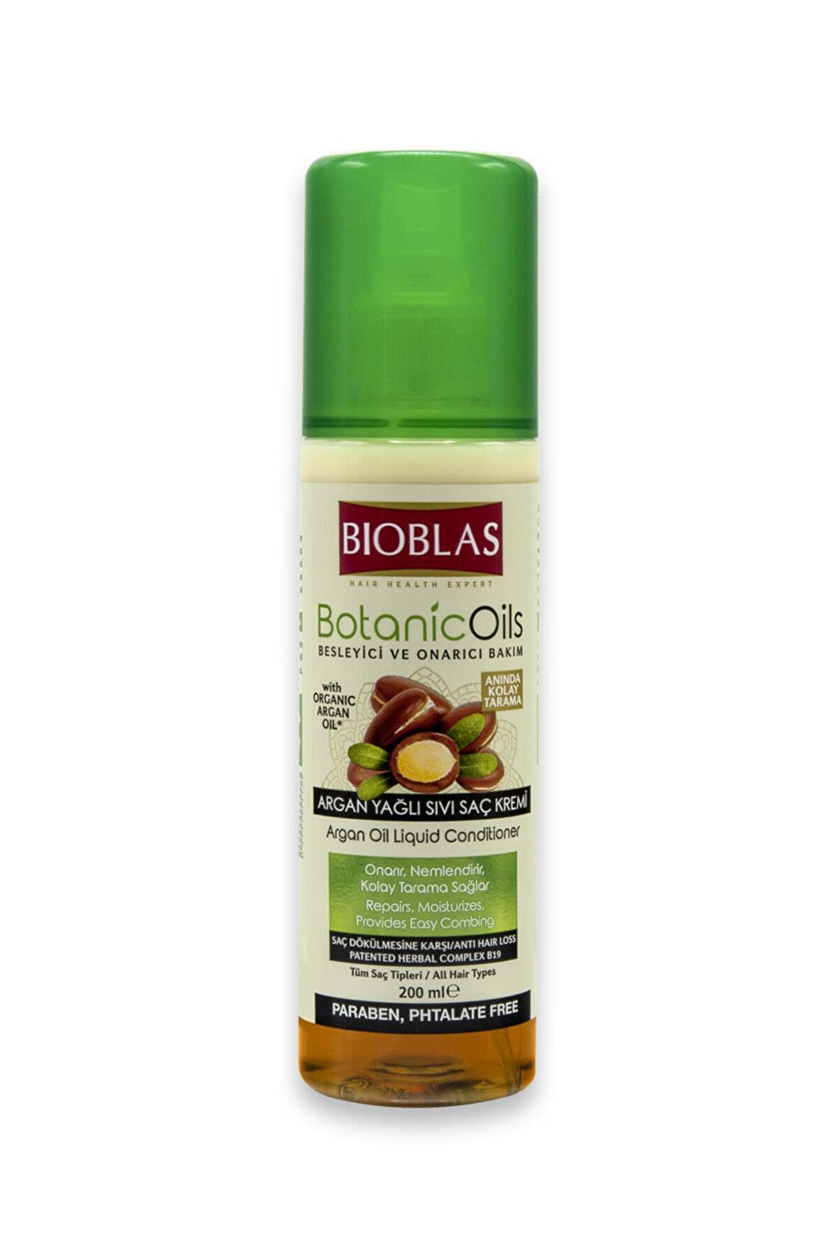 Bioblas Botanic Oils Argan Yağlı Sıvı Saç Kremi 200 ml