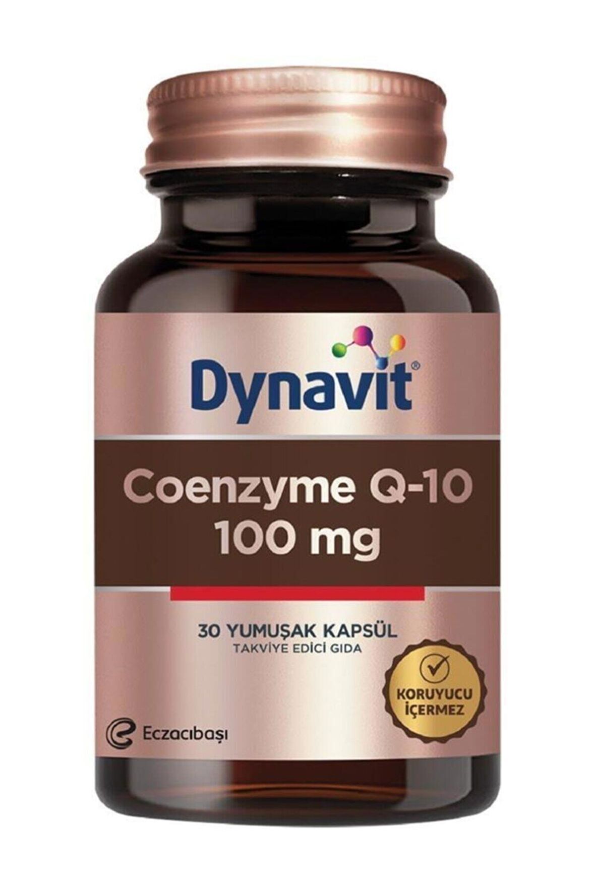 Dynavit Coenzyme Q-10 100 Takviye Edici Gıda 30 Yumuşak Kapsül