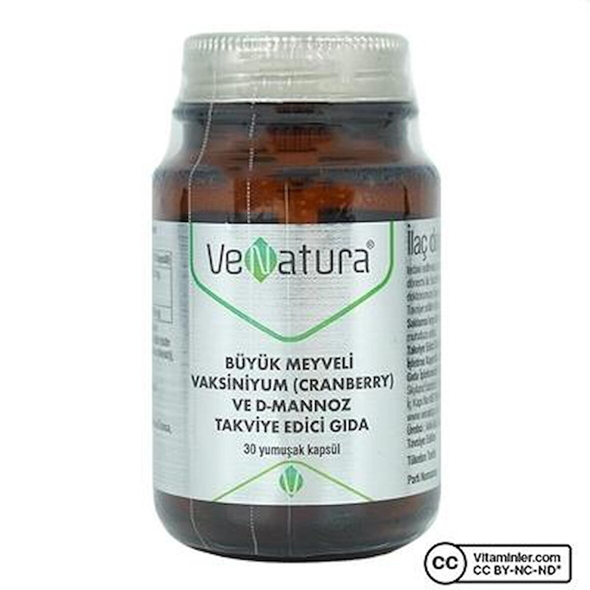 VeNatura Cranberry ve D Mannoz Takviye Edici Gıda 30 Yumuşak Kapsül