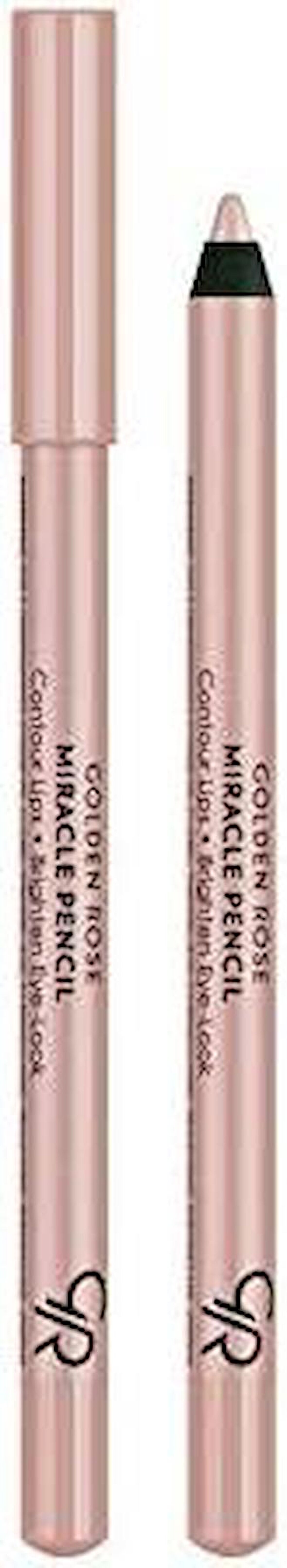 Golden Rose Miracle Pencil Contour Lips Brighten Eye-Look, Göz ve Dudak İçin Aydınlatıcı Kalem, 1 Adet