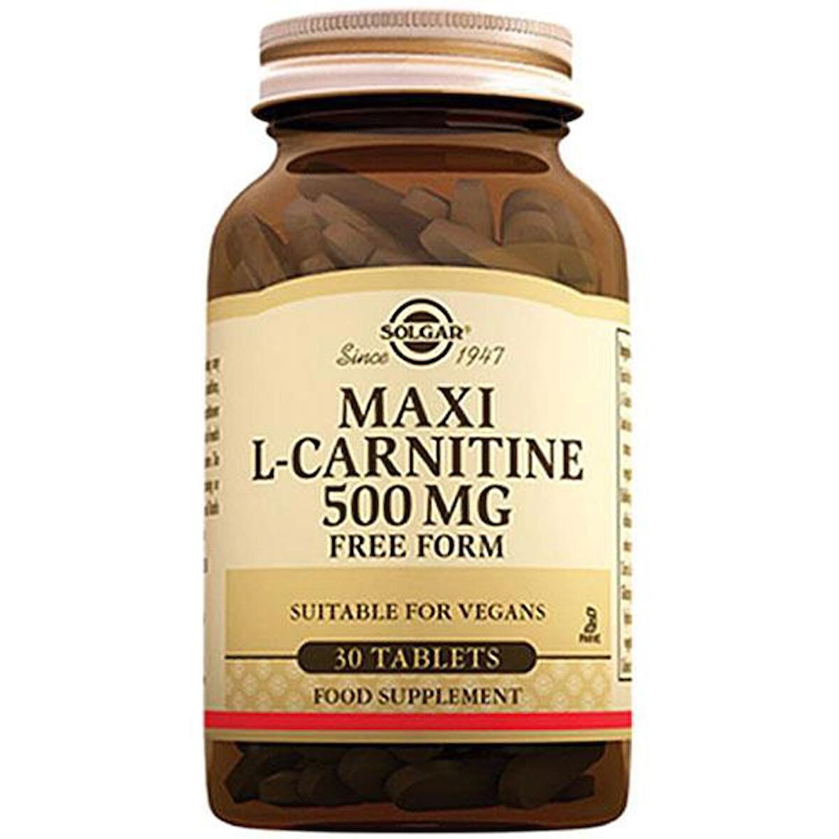 Solgar Maxi L-Carnitine 500 mg 30 Tablet