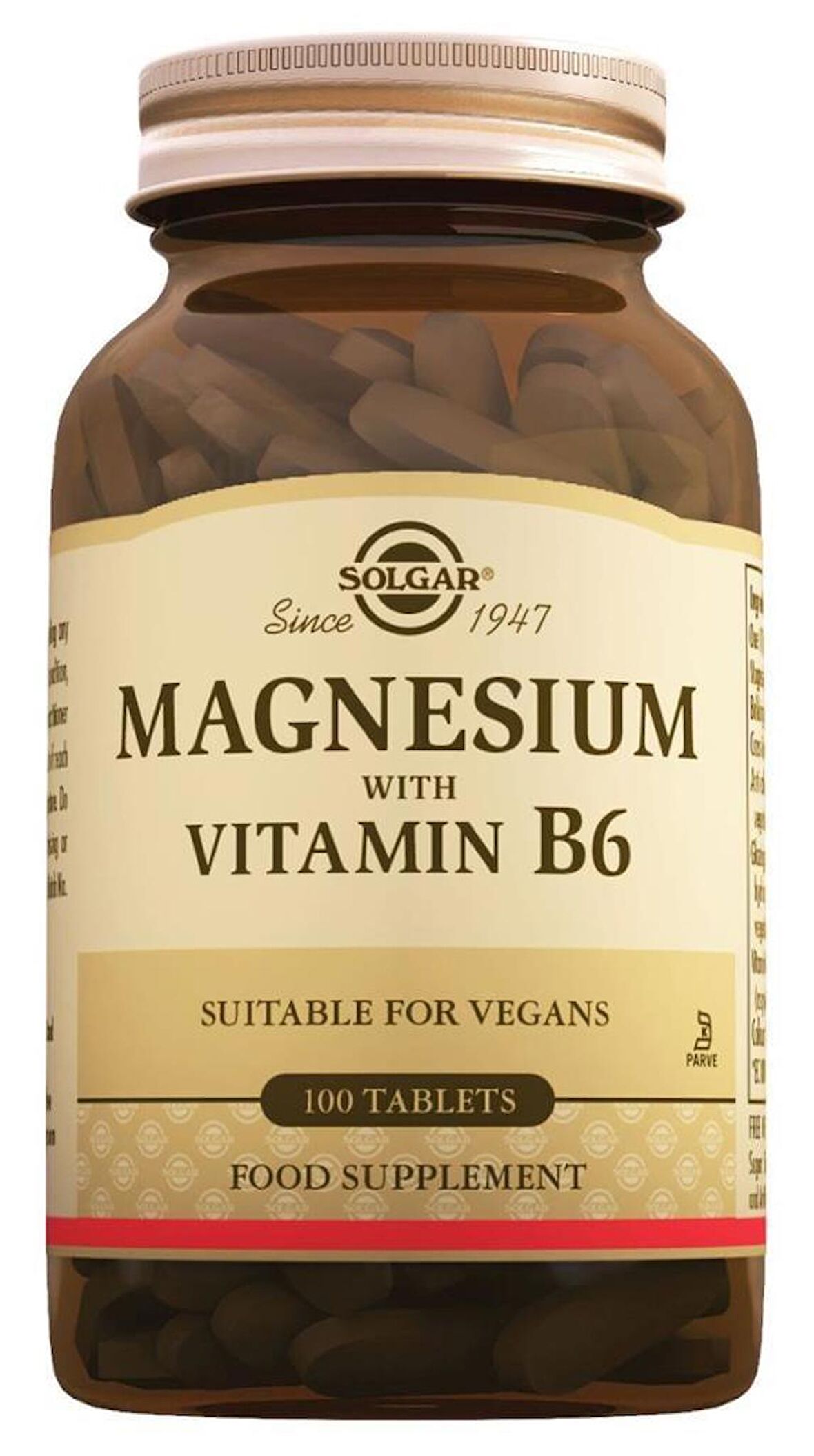 Solgar Magnesium with Vitamin B6 100 Tablet