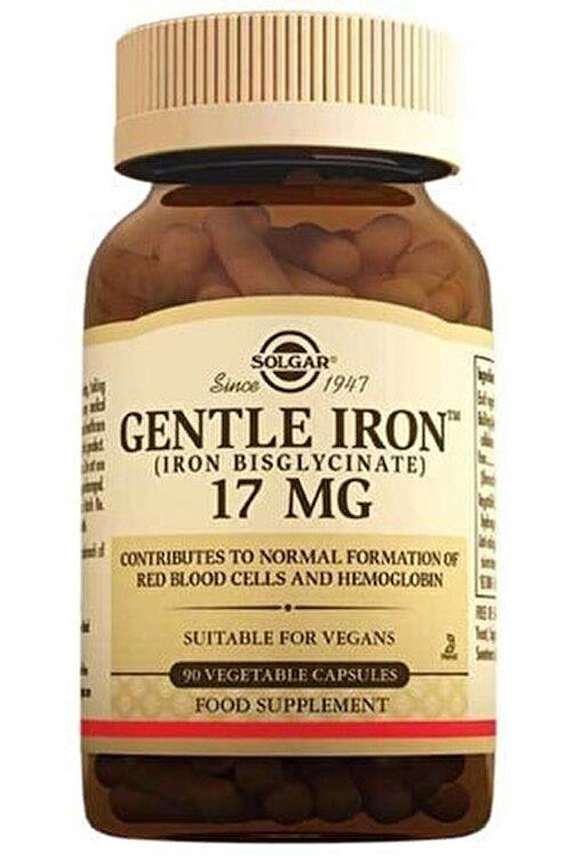 Solgar Gentle Iron 17 mg 90 Kapsül