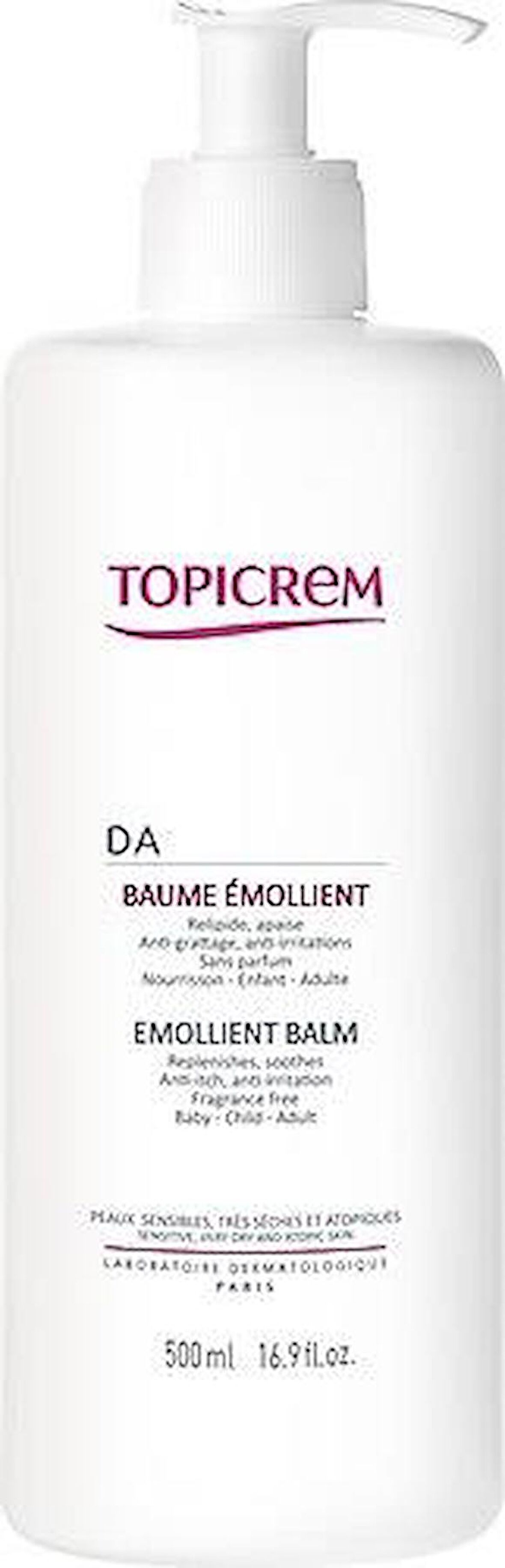 Topicrem DA Yüz ve Vücut Emollient Balm 500 ml